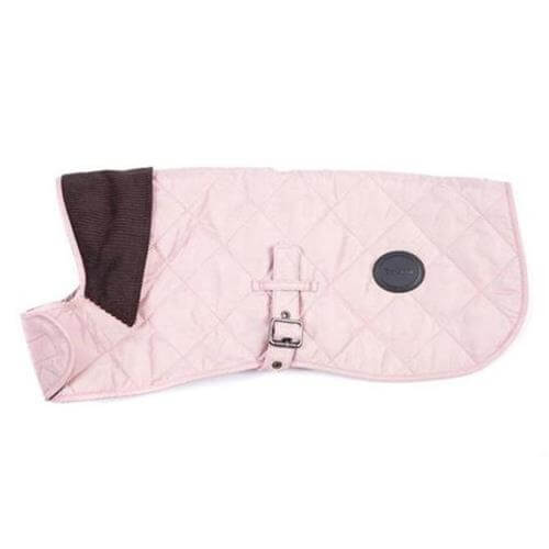 Quilted Dog Coat In Pink - Out And About