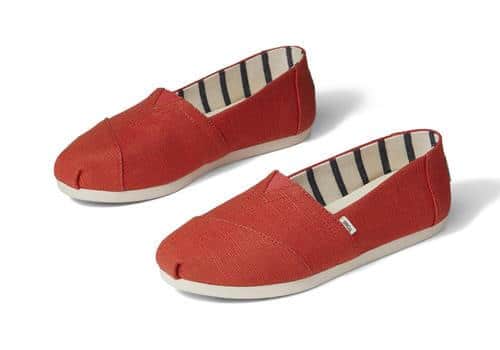 Ladies Alpargata – Paprika Red