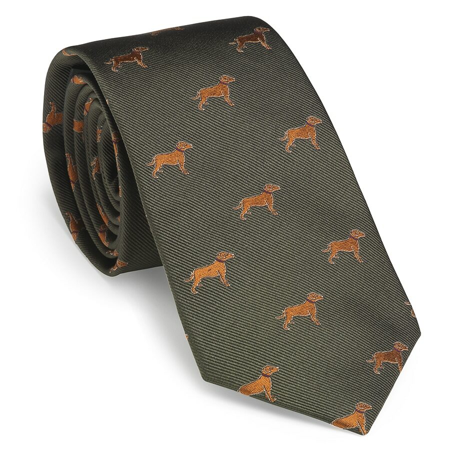 Dog Tie in Loden