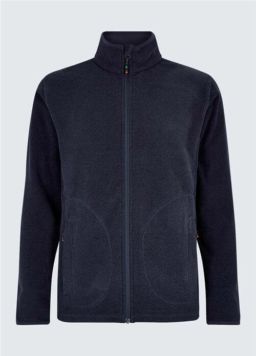 Mustique Full Zip Fleece in Navy