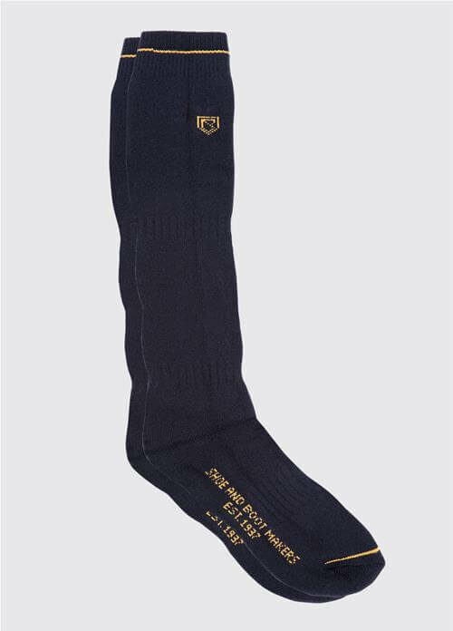 Long Boot Socks – Navy