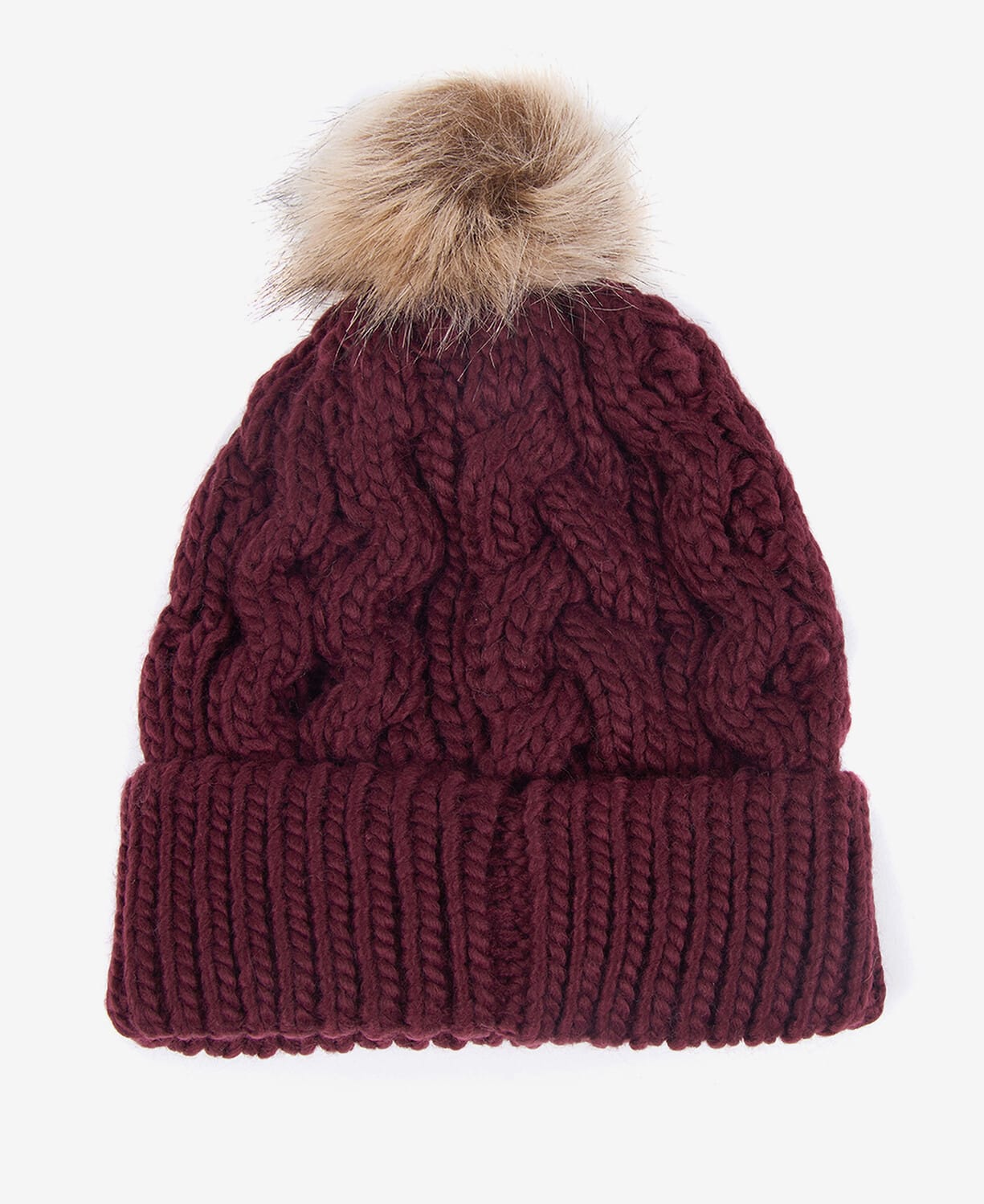 Penshaw Cable Beanie Bordeaux