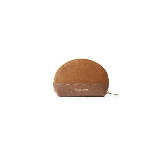 Chiltern Coin Purse – Tan suede