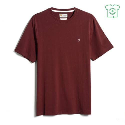 EDDIE T SHIRT ARCHIVE BURGUNDY