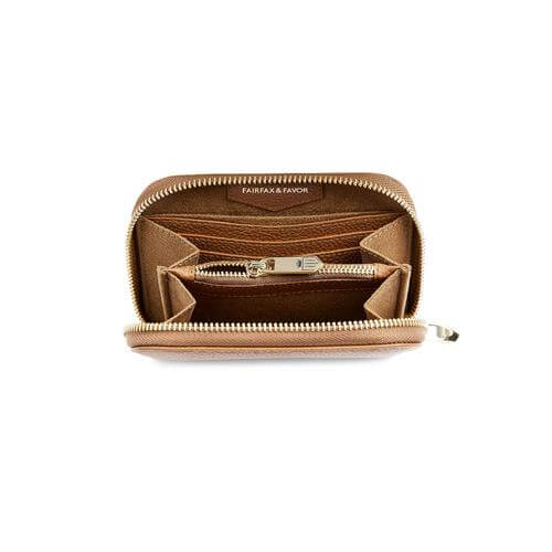 Mini Sailsbury purse in tan leather