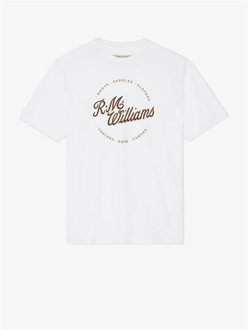 Script Stamp T-shirt – White