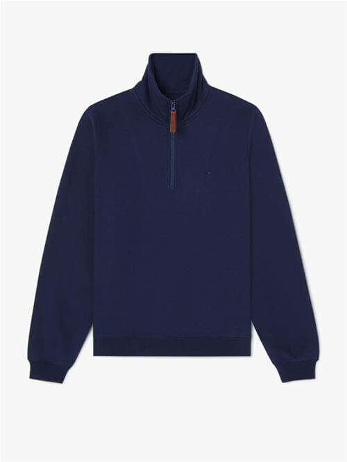 Morisset half zip jumper – Navy