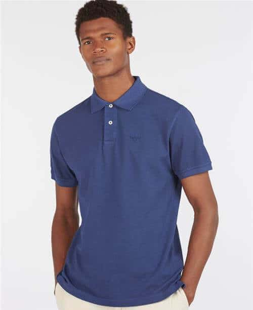 Men’s Polo Shirt in Washed Navy