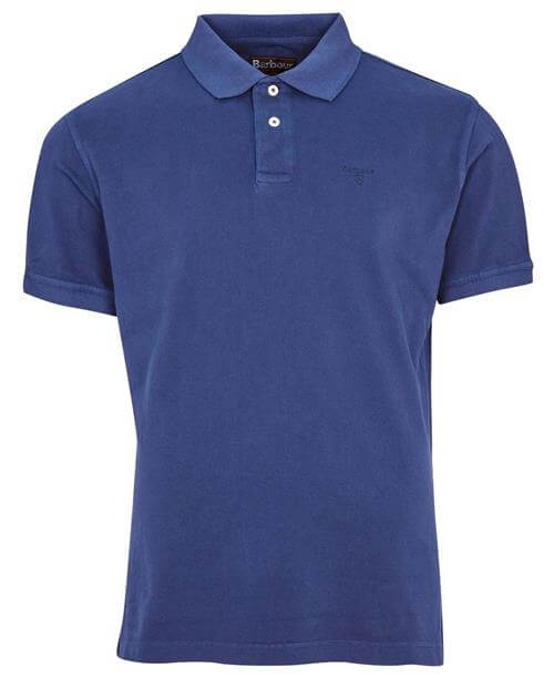 Men's Polo Shirt in Washed Navy - Out and About