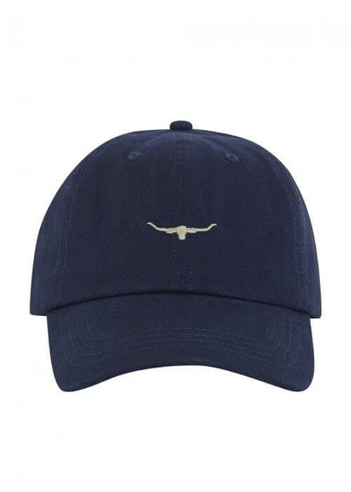 Longhorn White Logo Cap – Navy