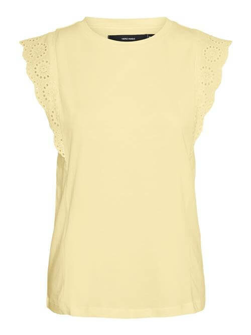 Holly Top – Lemon Yellow