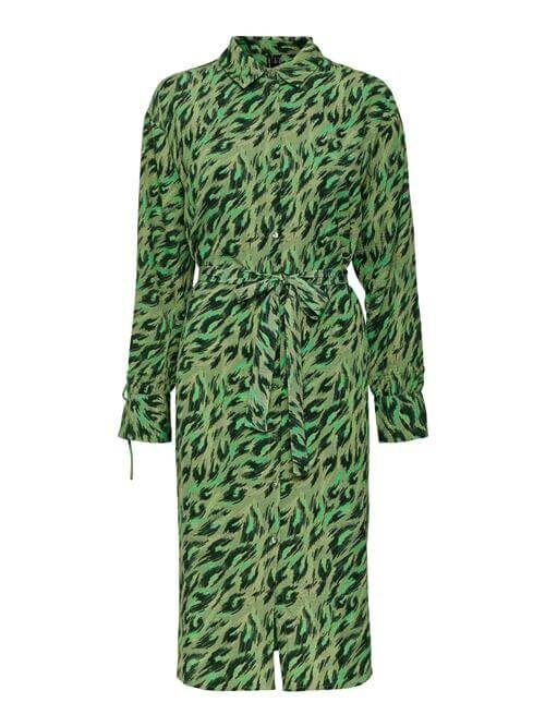 Freja Shirt Dress – Green