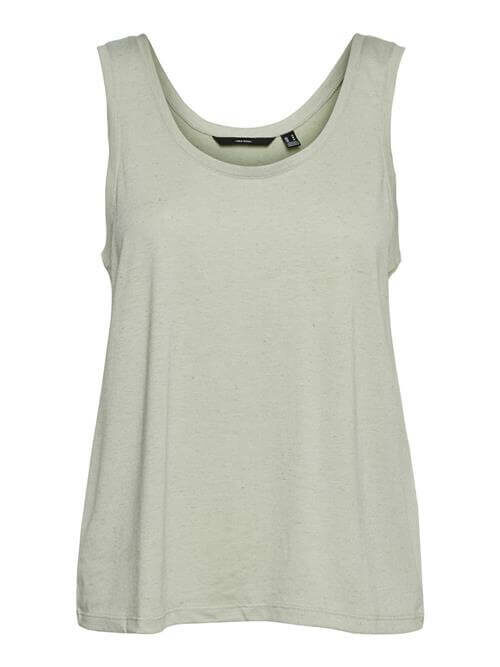 June Vest top in desert sage