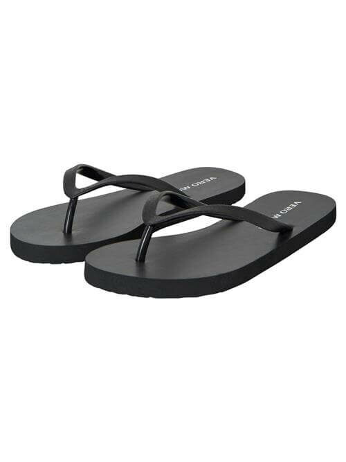 Black Flip Flops