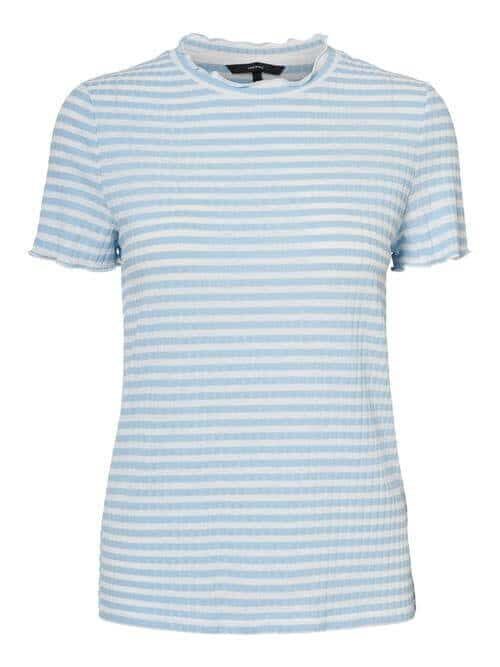 KIRI STRIPED TOP BLUE