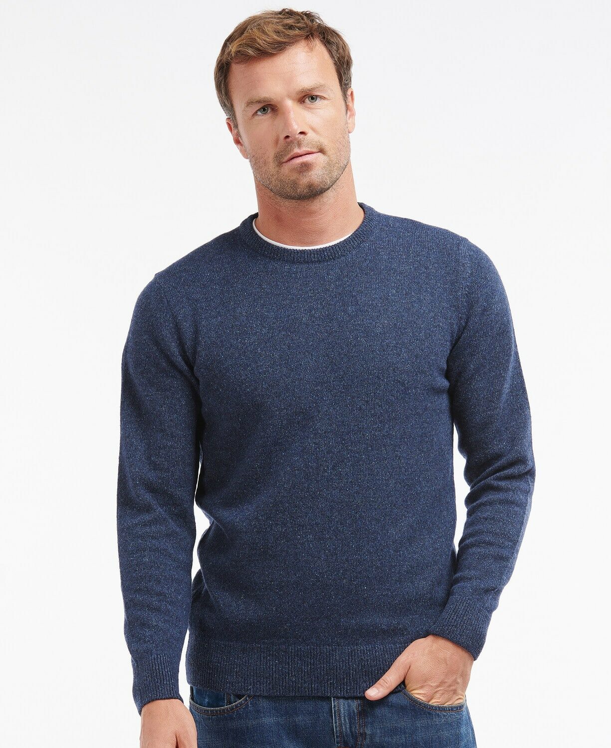 Tisbury Crew Neck Sweater – Deep Blue size XL Only