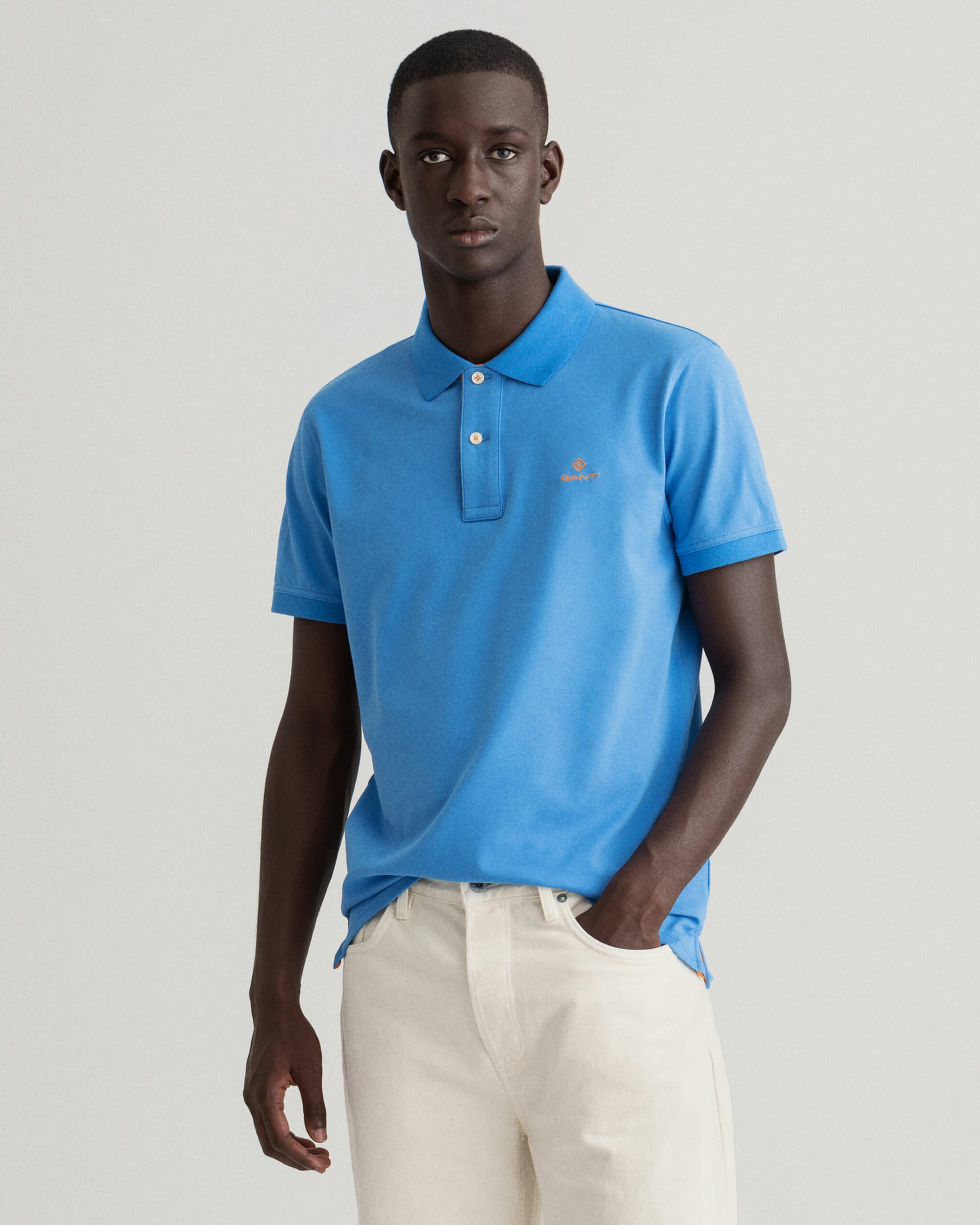 POLO PIQUE – DAY BLUE