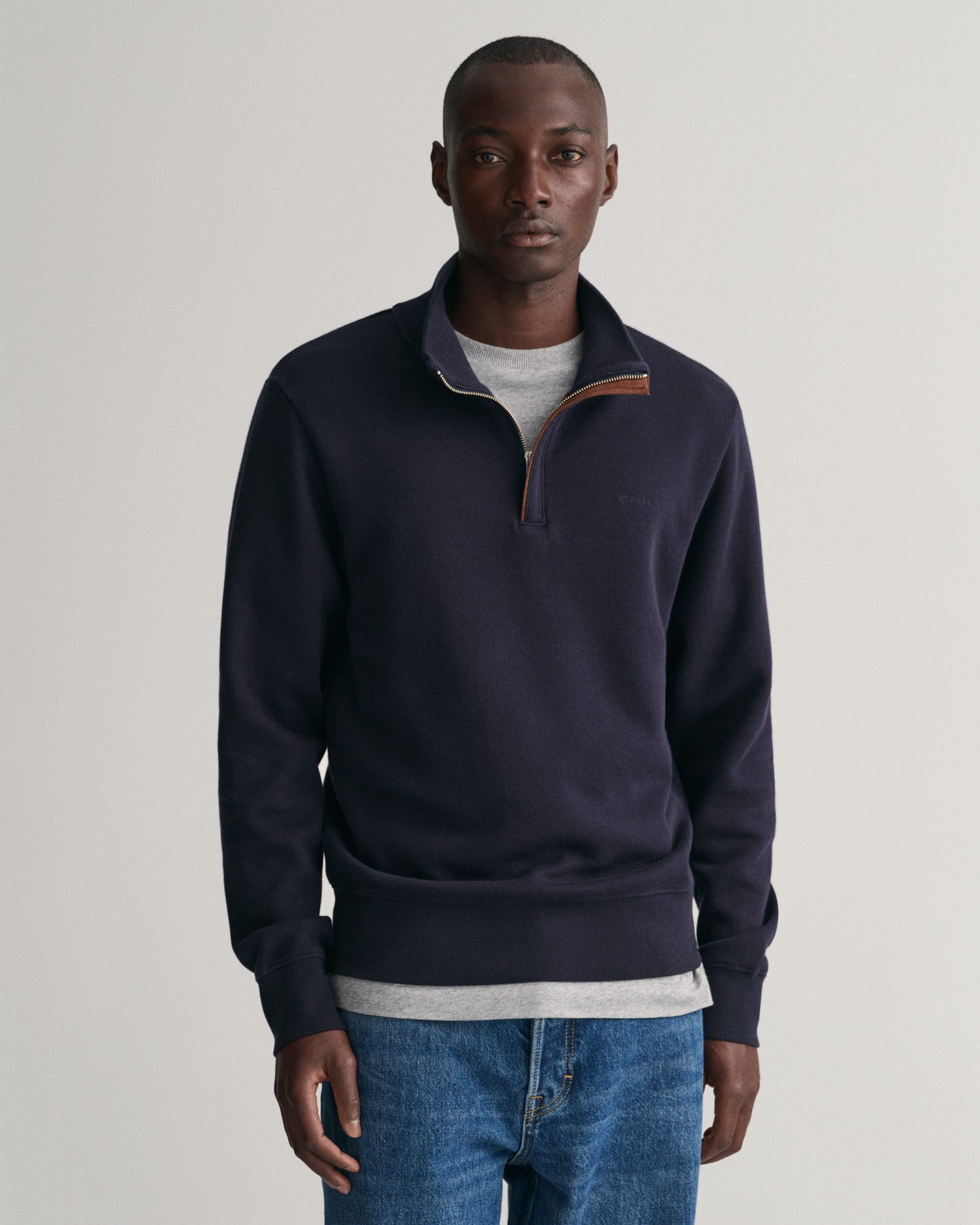 Sacker Half-Zip Sweatshirt – Evening Blue XXL