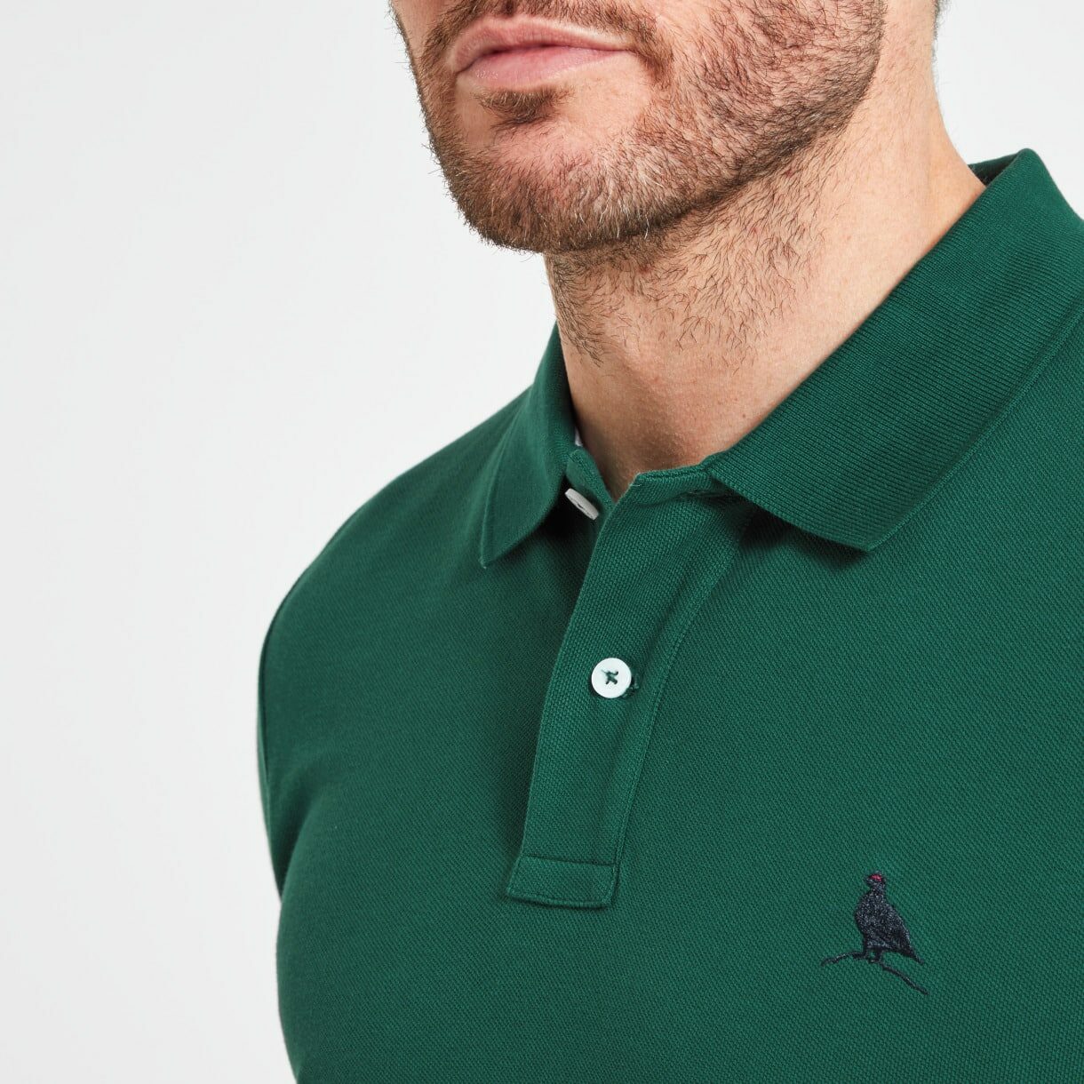 ST IVES TAILORED POLO SHIRT – PINE GREEN