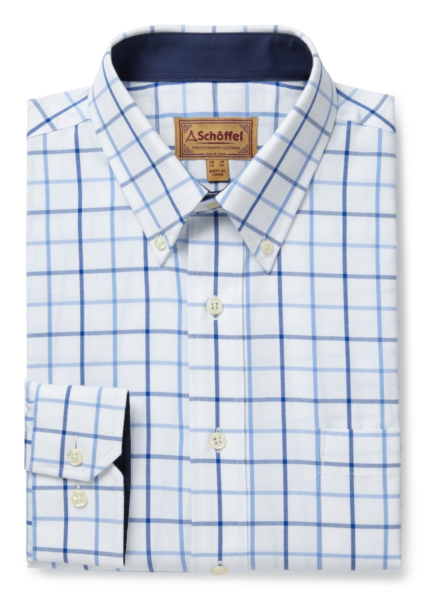 Brancaster Classic Shirt – Blue Check