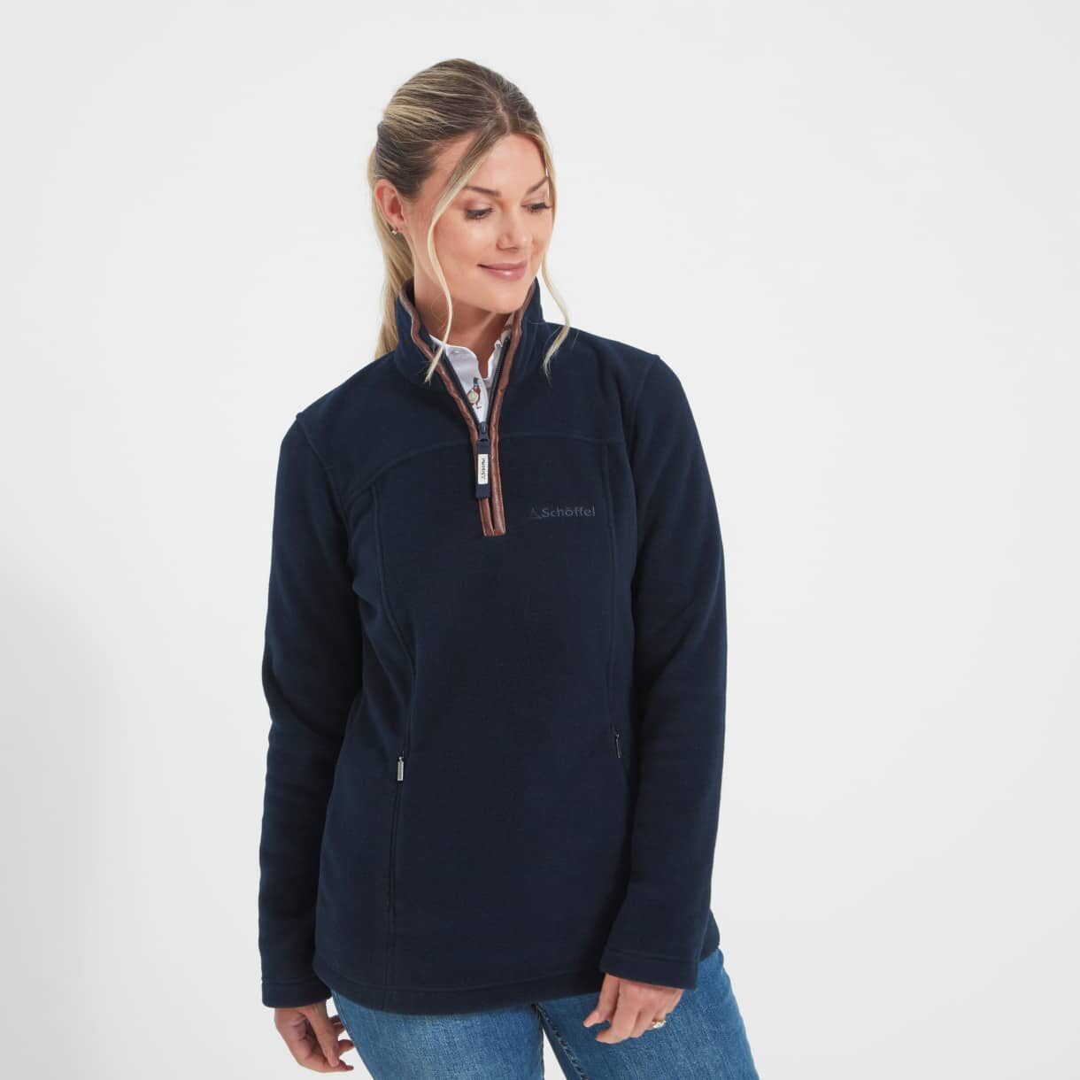 TILTON 1/4 ZIP FLEECE – NAVY