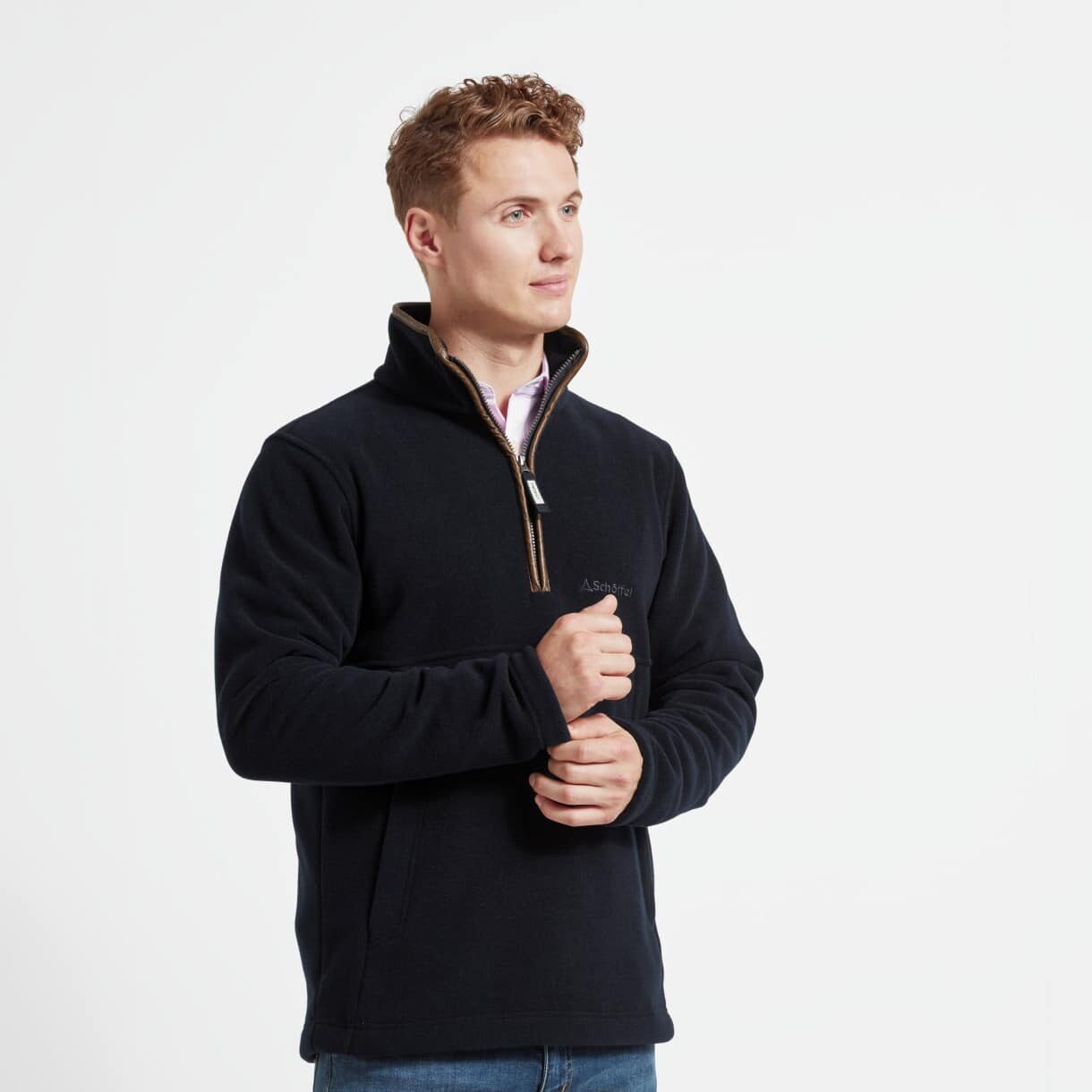 BERKELEY 1/4 ZIP FLEECE – NAVY