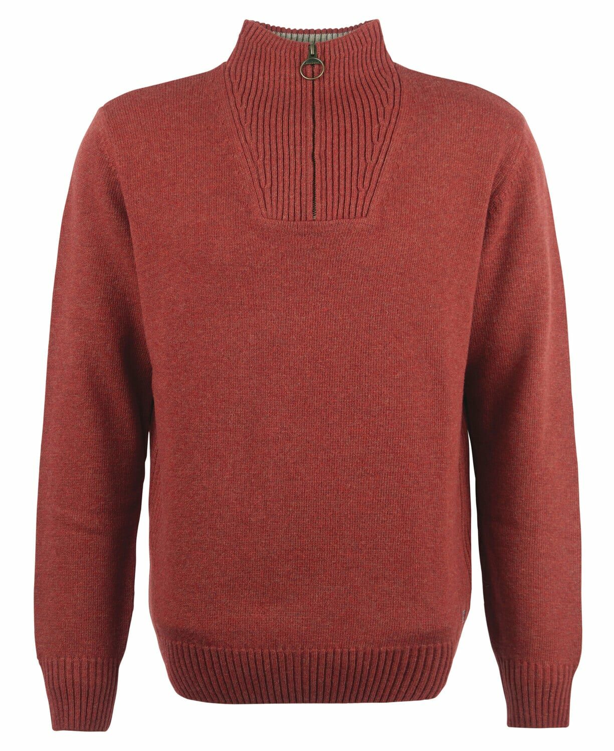 Nelson 1/2 Zip – Brick Red