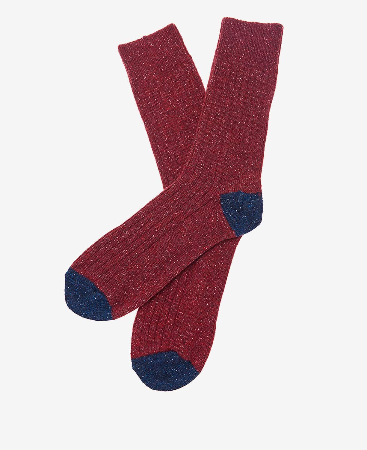 Houghton Socks – Red/Navy