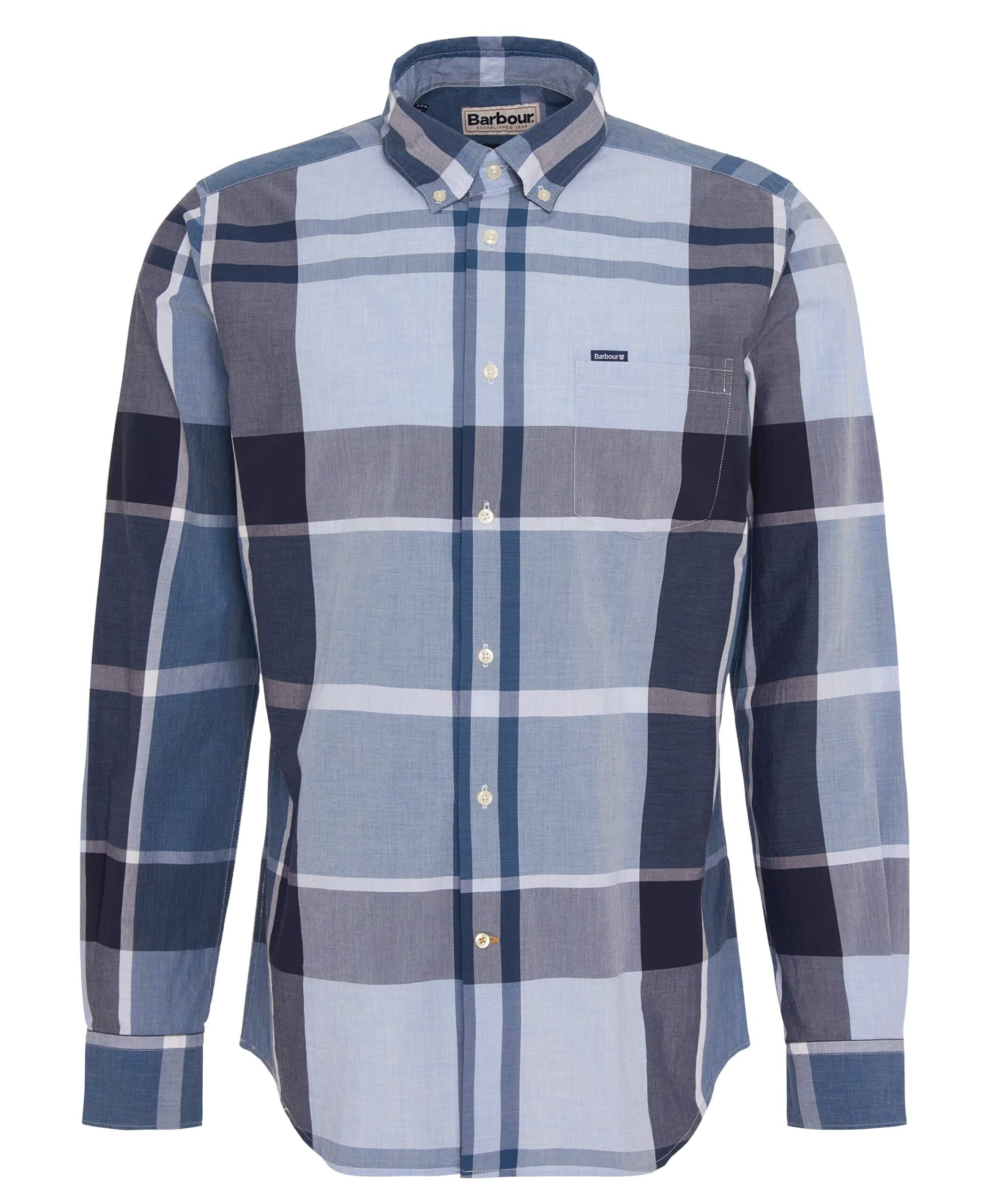 Harris Tailored Fit Shirt – Blue Tartan