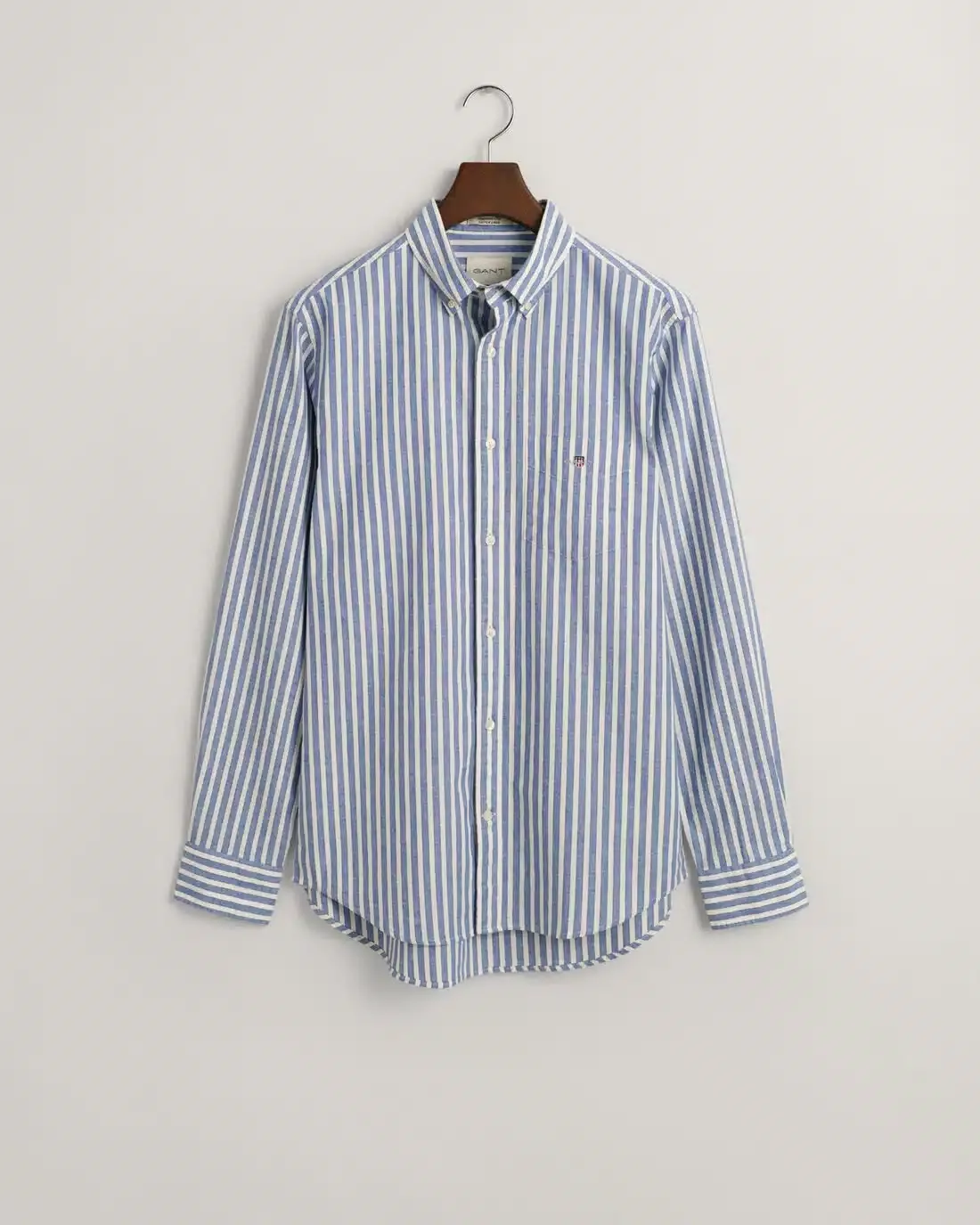 Linen Stripe Shirt – Blue