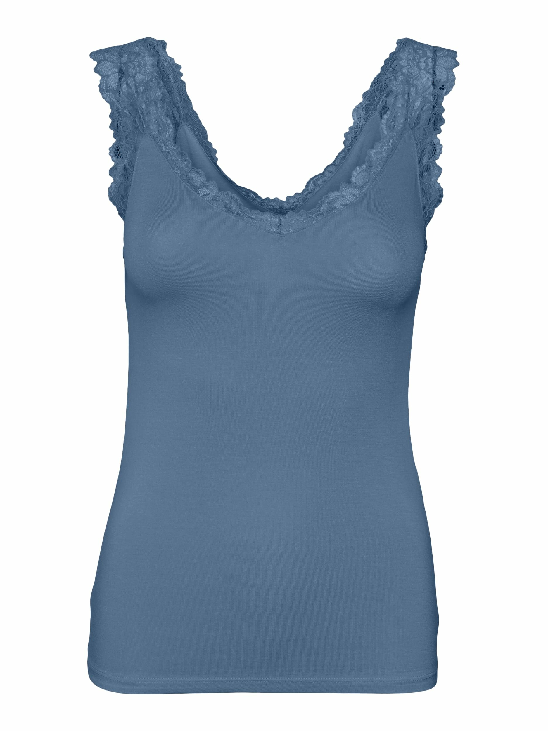 Rosa Vest -Coronet Blue