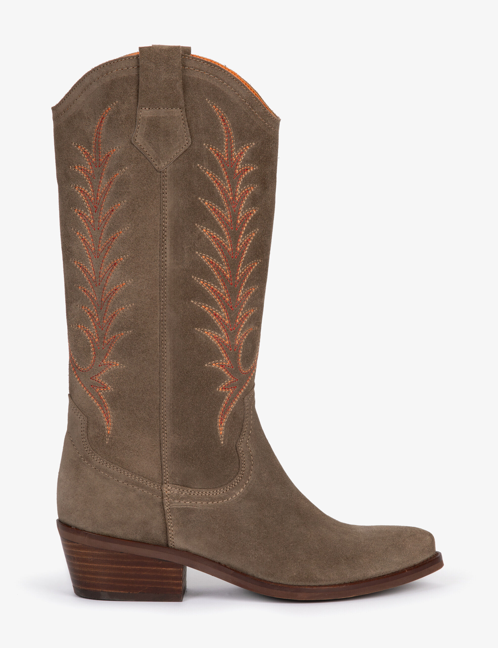 Goldie Cowboy Boot – Taupe