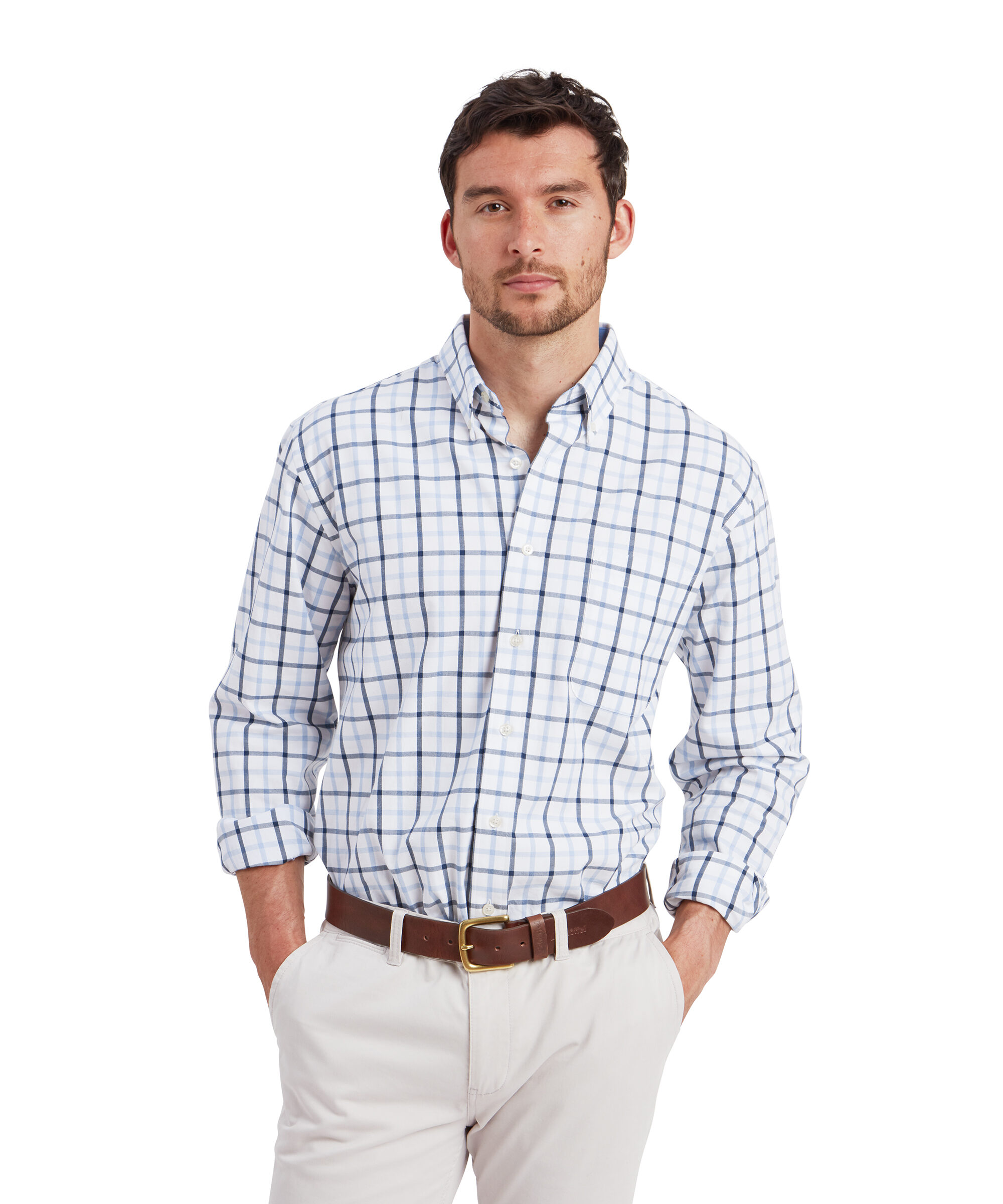 Brancaster Shirt – Imperial Blue Check