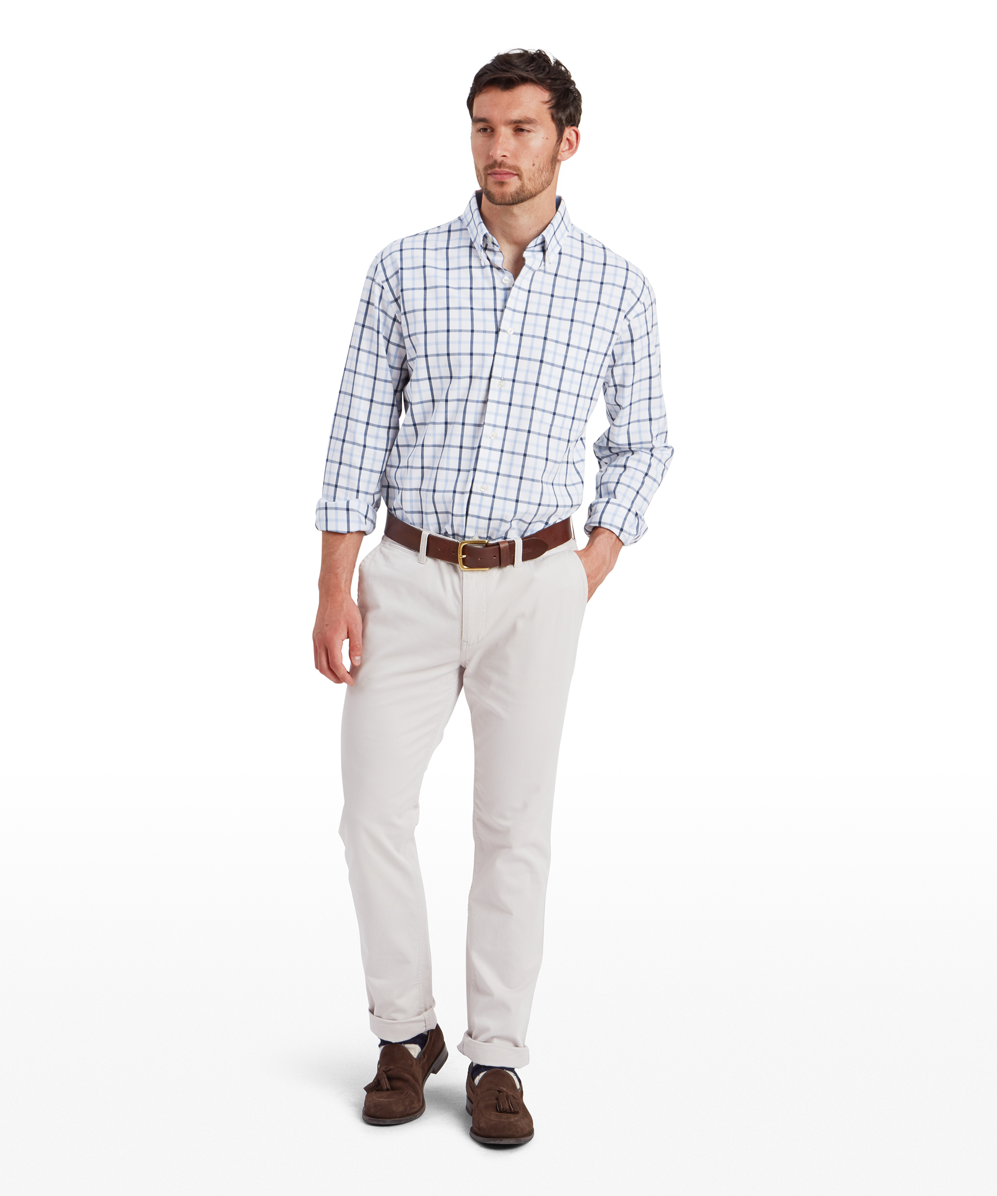 Brancaster Shirt – Imperial Blue Check