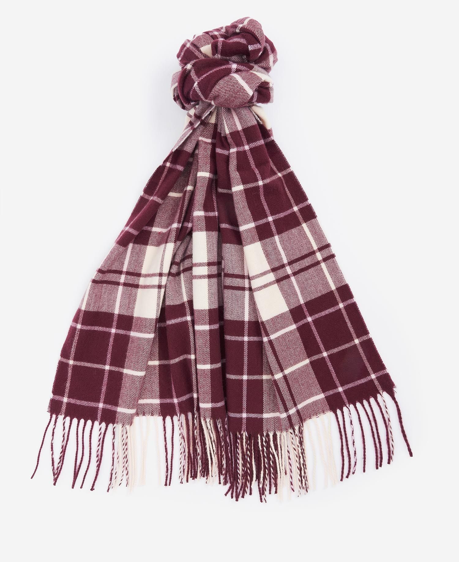 Hailes Tartan Scarf – Cabernet