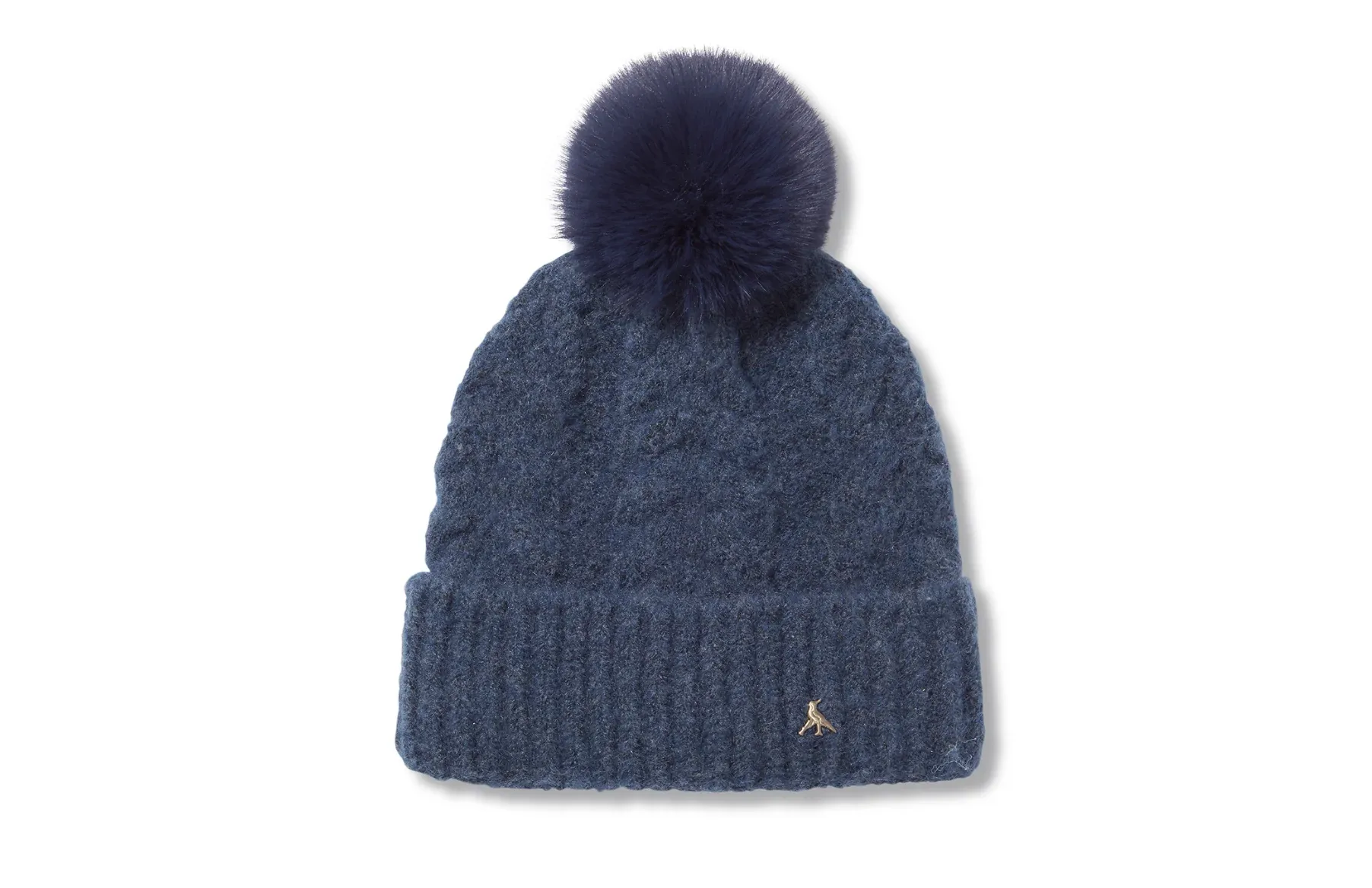 The Langham Pom Beanie – Airforce Blue