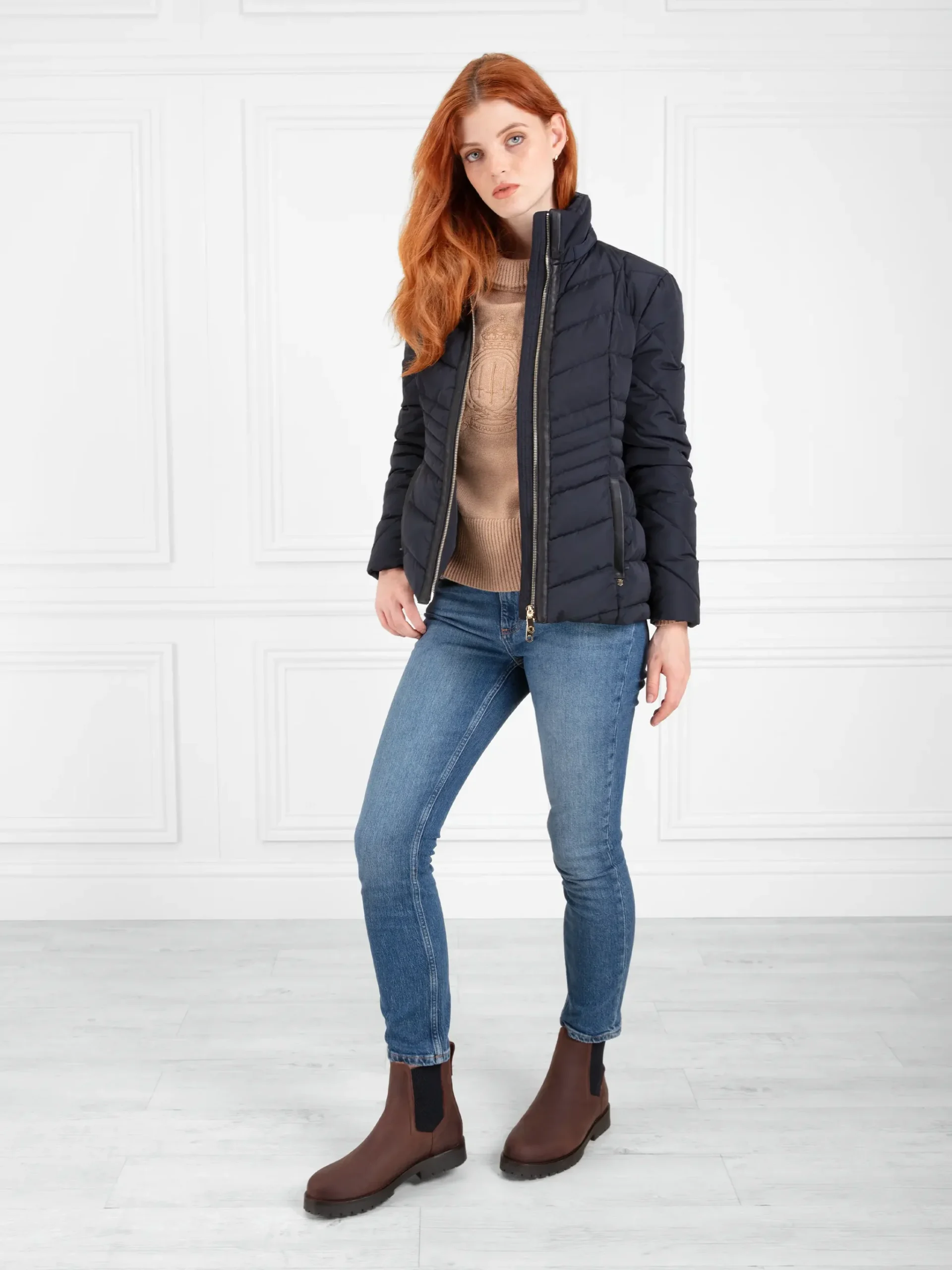 Pippa  Jacket – Navy