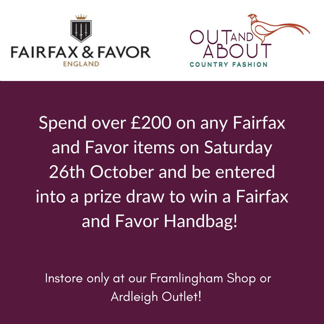 Shop instore on Saturday 26th for a free gift with purchase over £200, and a chance to win a handbag!