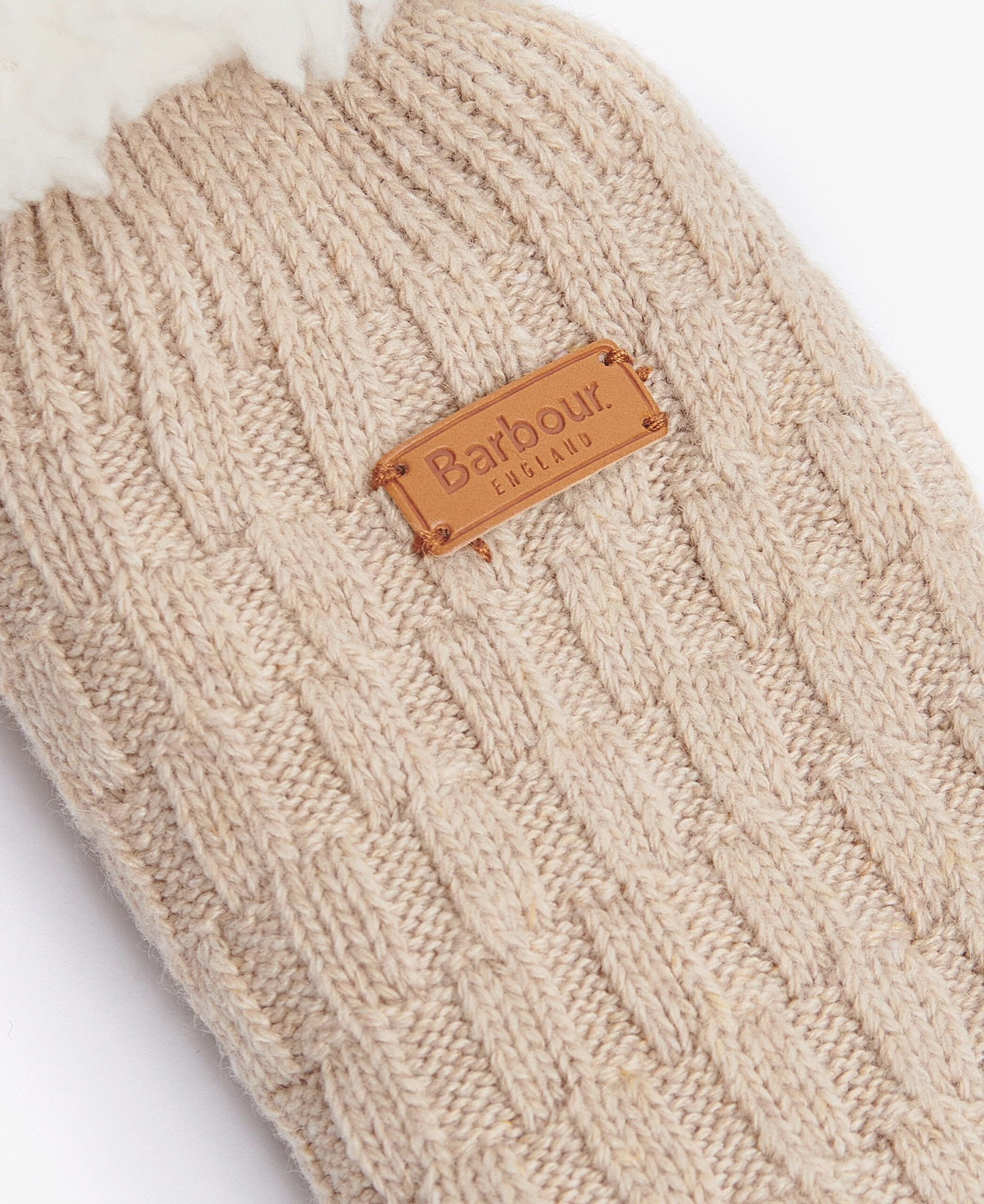 Cable Knit Lounge Socks – Oatmeal