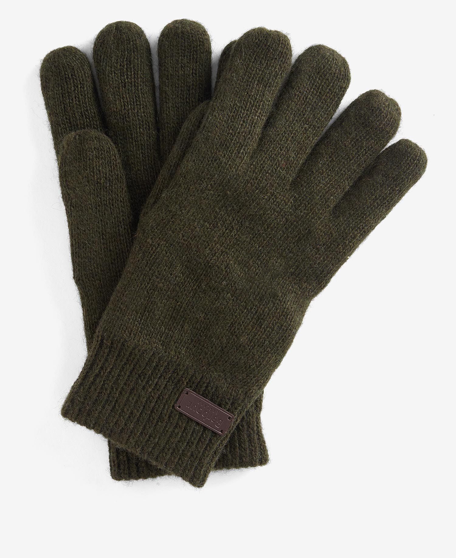 Carlton Knitted Gloves – Dark Green