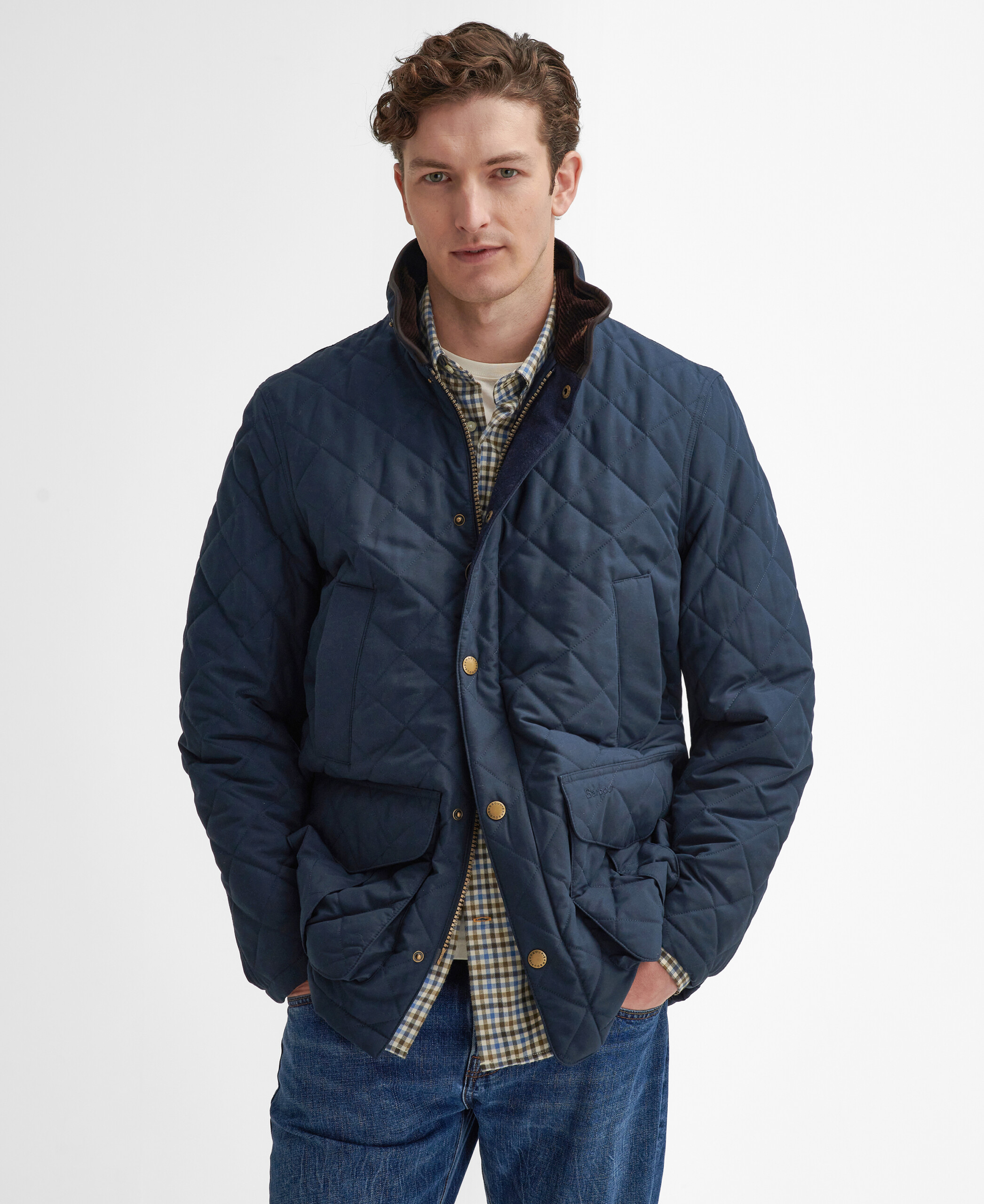 Lydford Quilted Jacket – Navy