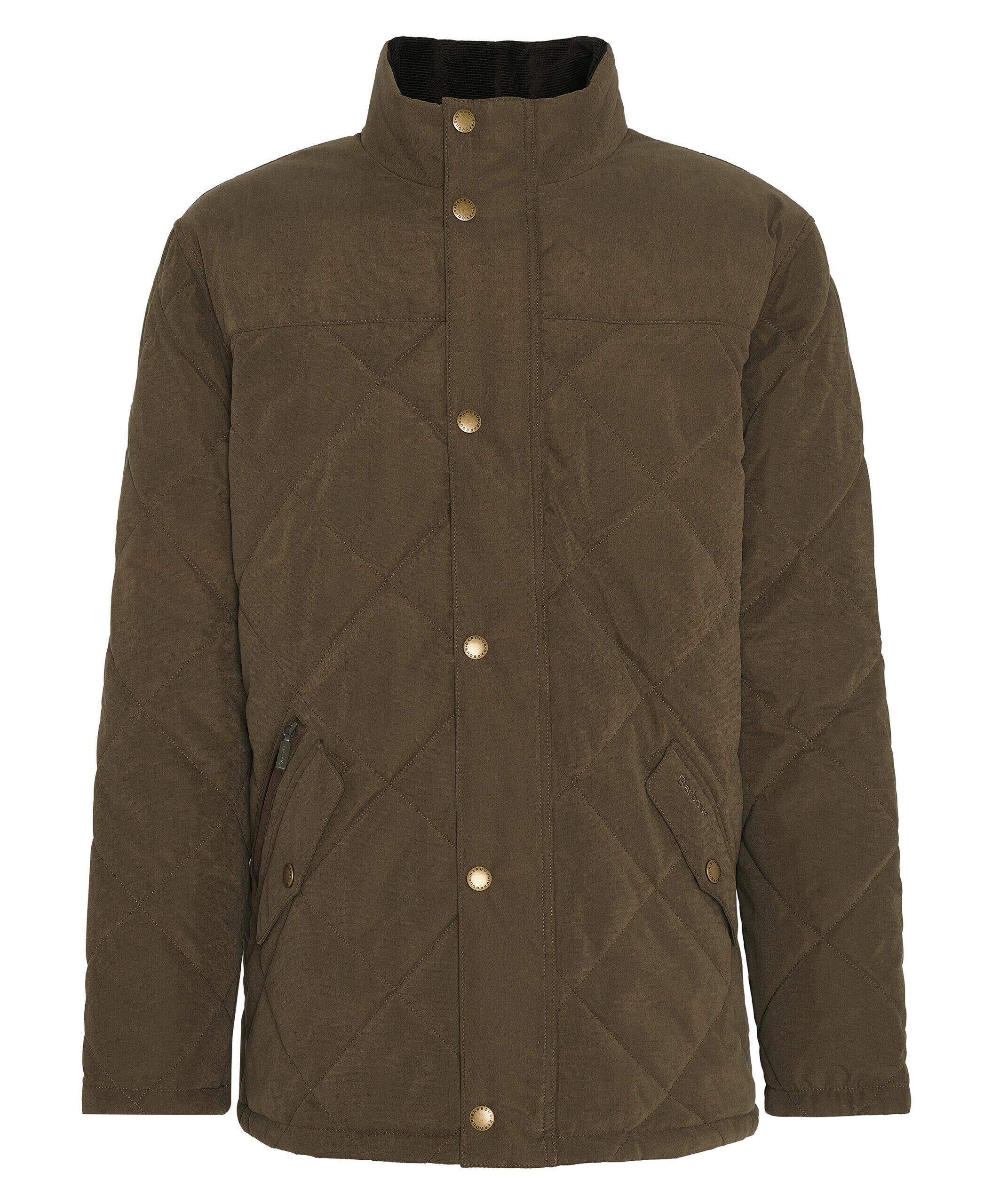 Elter Quilted Jacket – Dark Olive