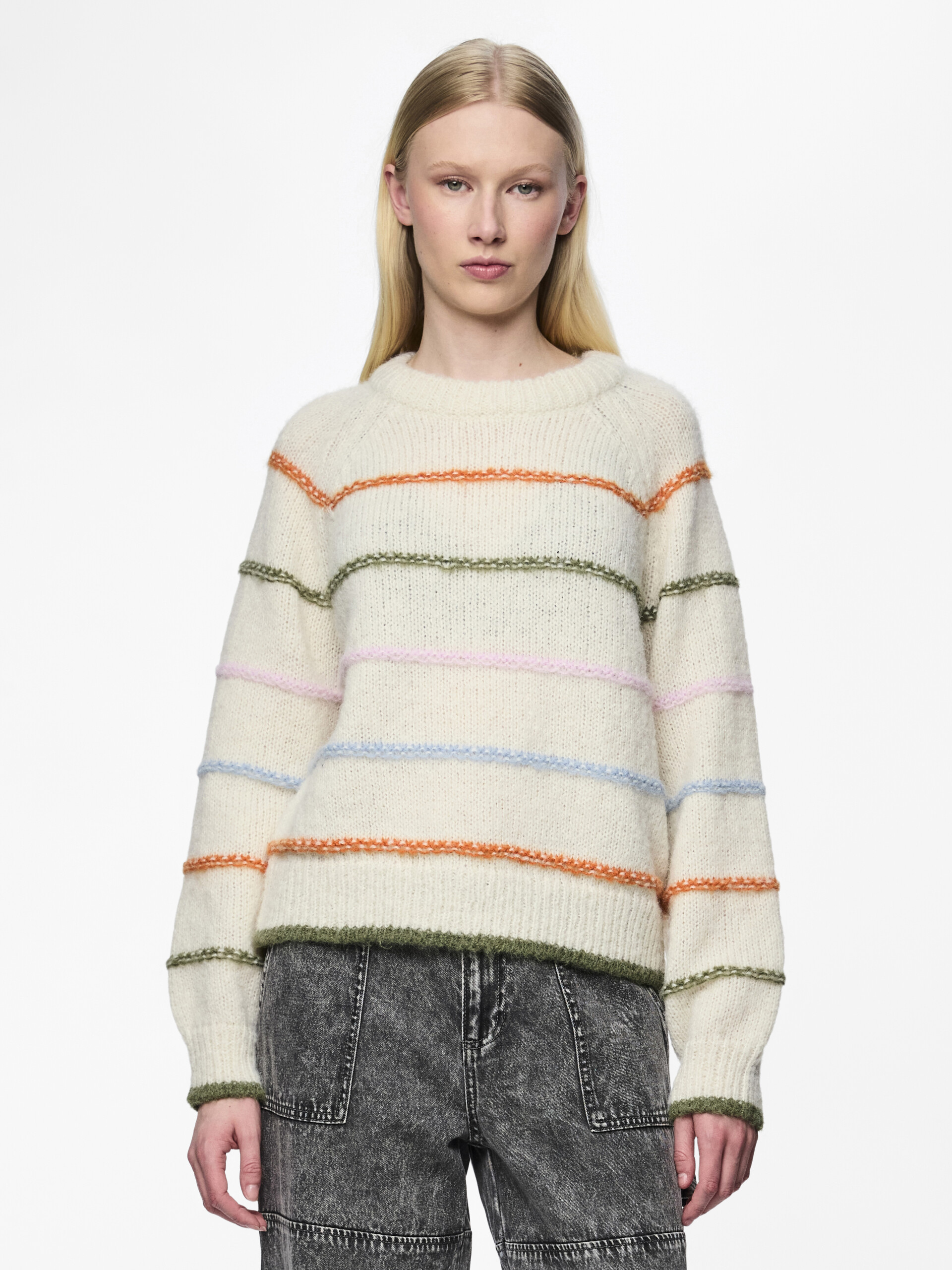 Nelia Jumper – Multi Stripe