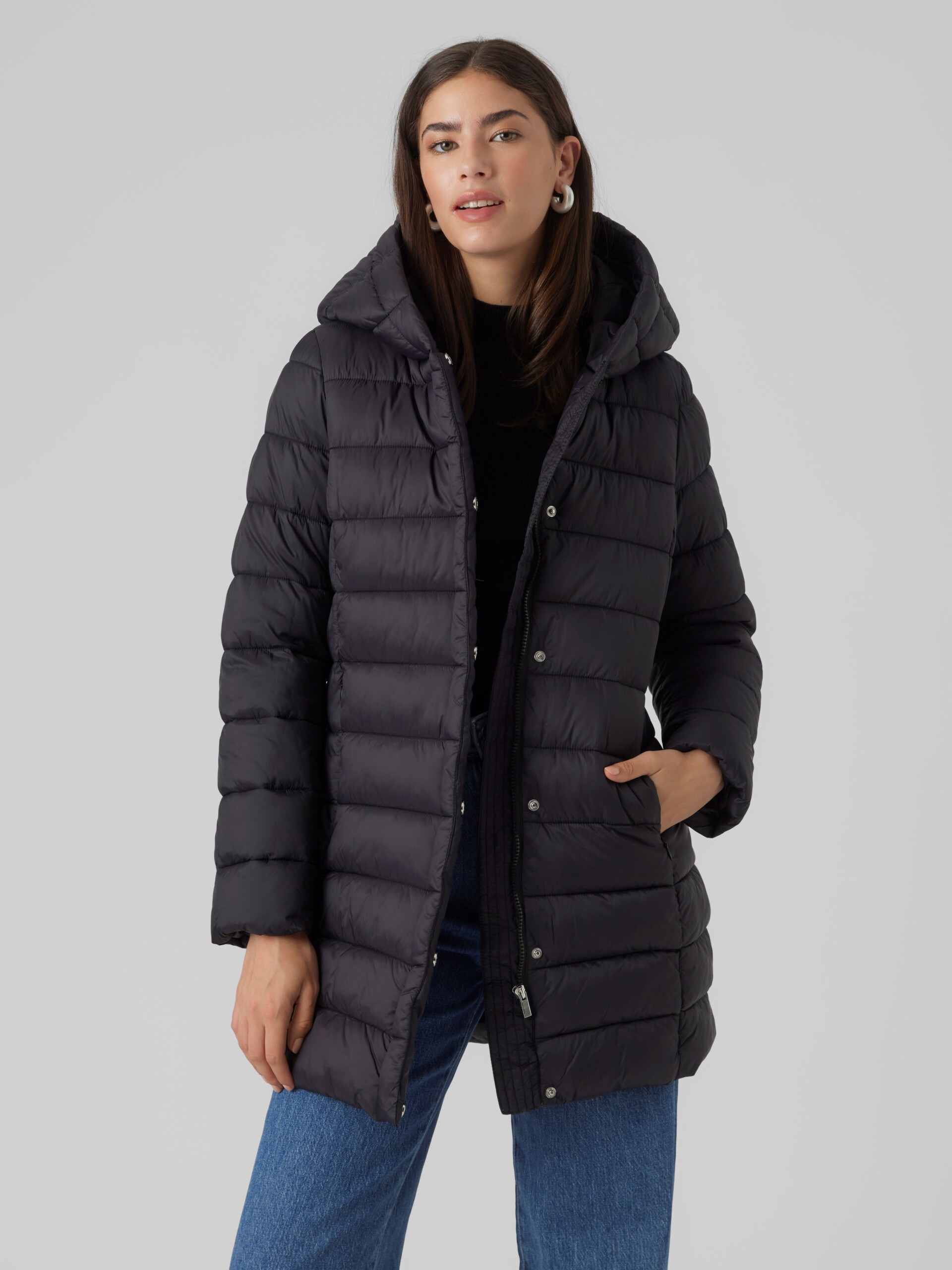 Carmen Puffer Coat – Black