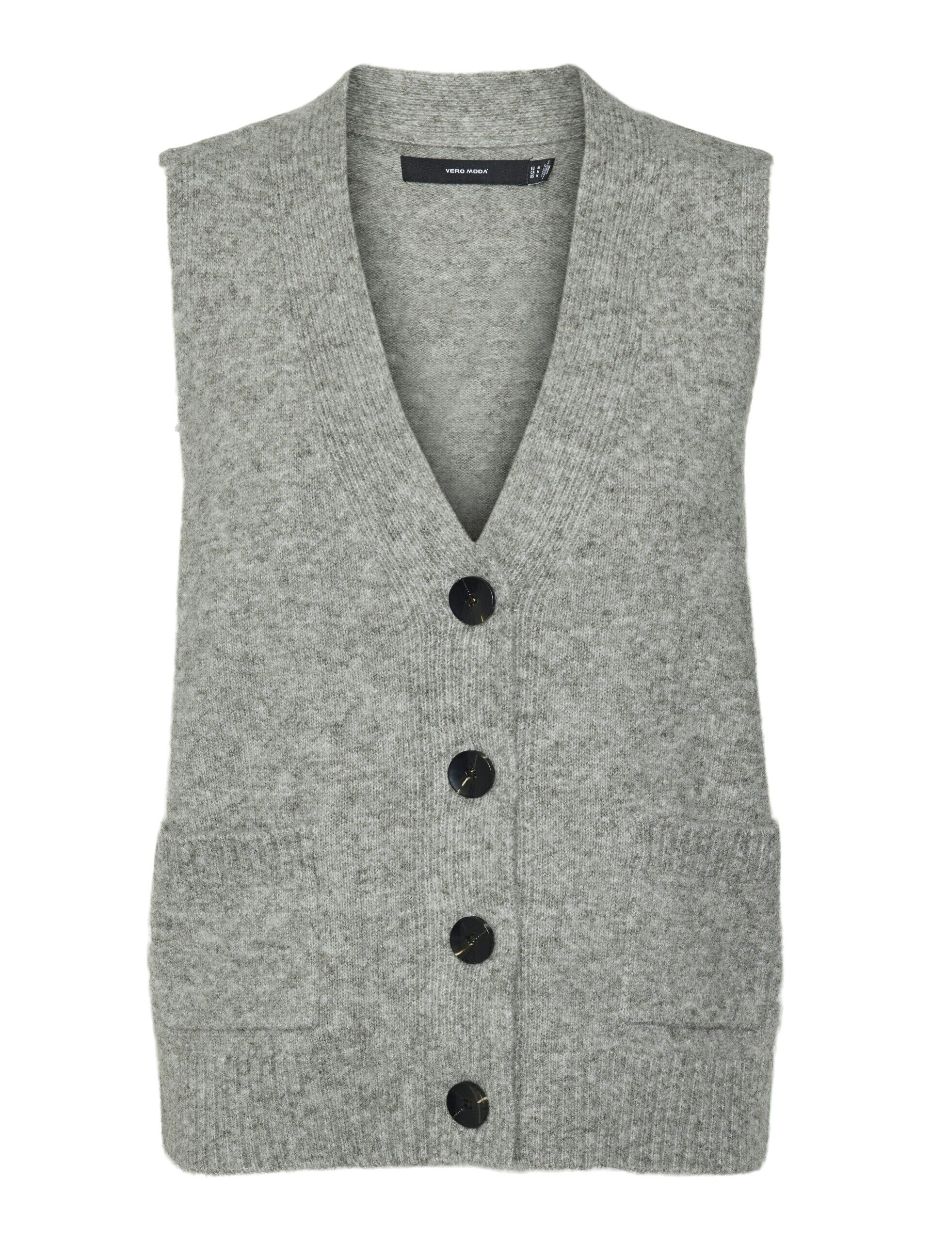 Clio Knitted Vest – Grey