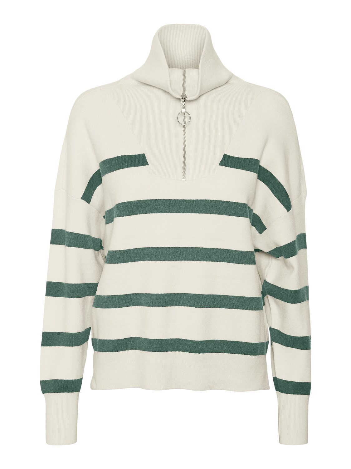 Saba Half Zip Jumper – Dark Forest Stripe