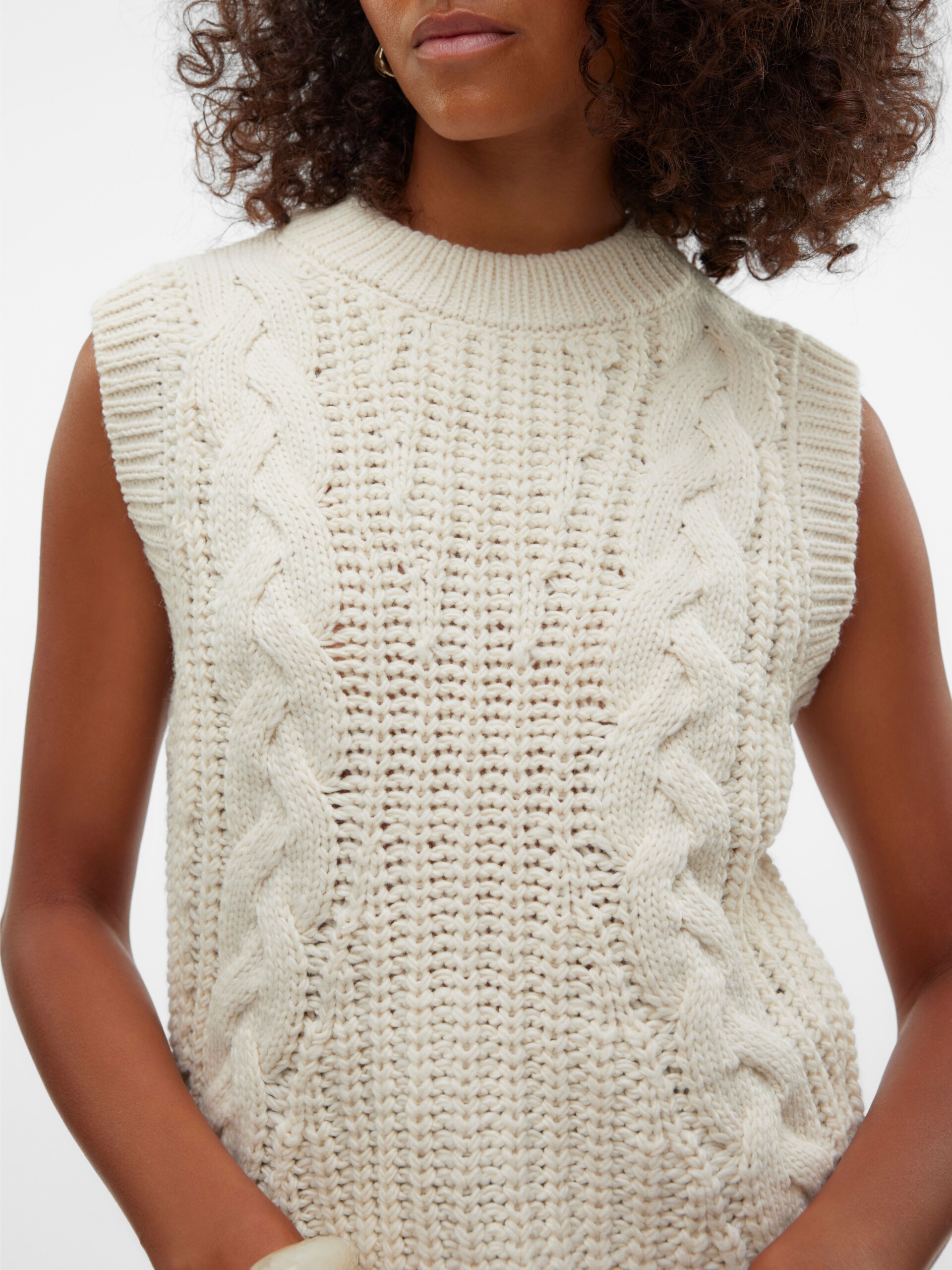 Keysa Knitted Vest – Birch