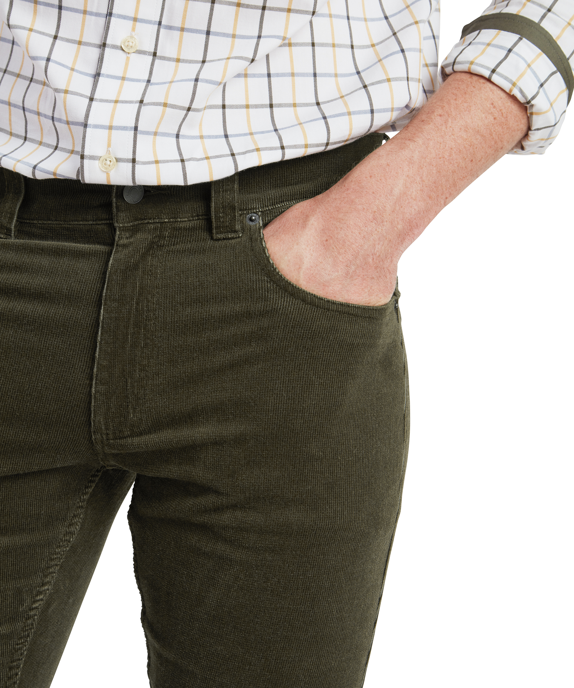 Camden Cord Trousers – Forest