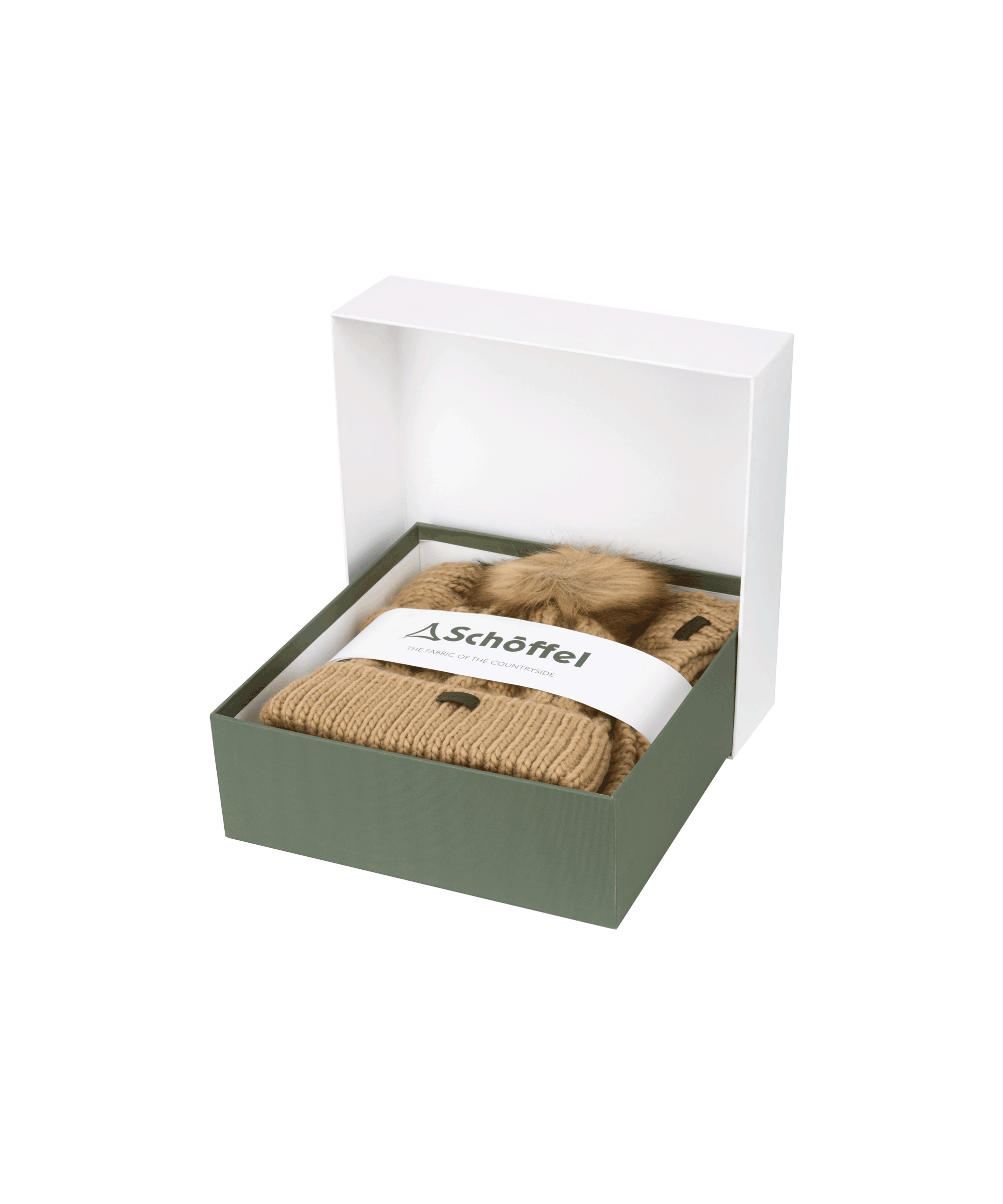 Bakewell Boxed Hat and Scarf Set – Oat