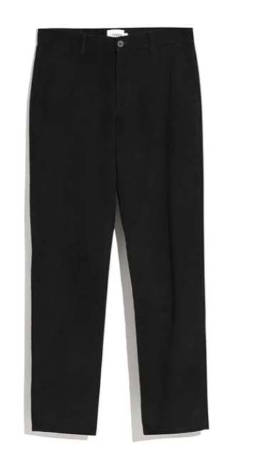 Elm Slim Fit Cord Trousers- Black